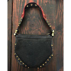 GUCCI Black GG Monogram Canvas Pelham Bag Small